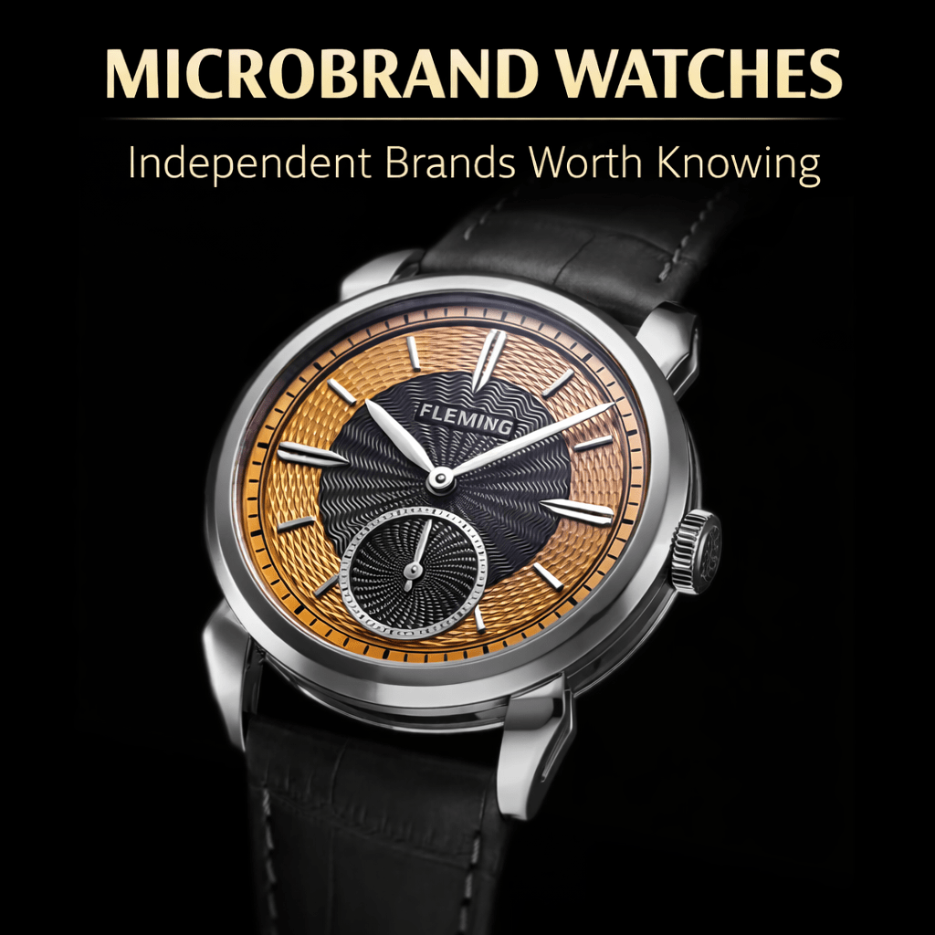 Microbrand watch showcasing independent design and modern watchmaking culture