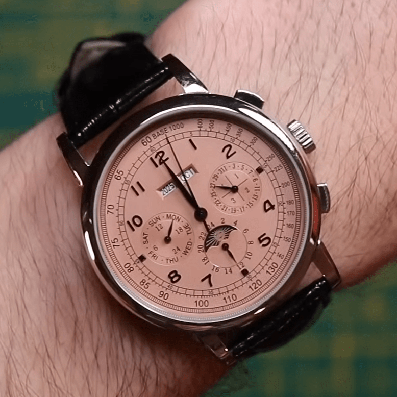 Square featured image of an ST1655 automatic watch build with multi-complication dial layout