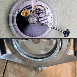 Miyota 9015 and Sellita SW200-1 automatic movements shown in an accurate side-by-side comparison